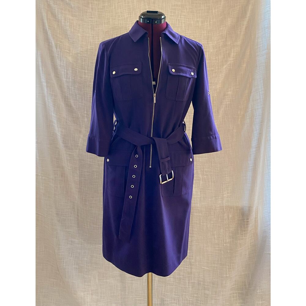Michael Kors Purple Belted Dress, size small
